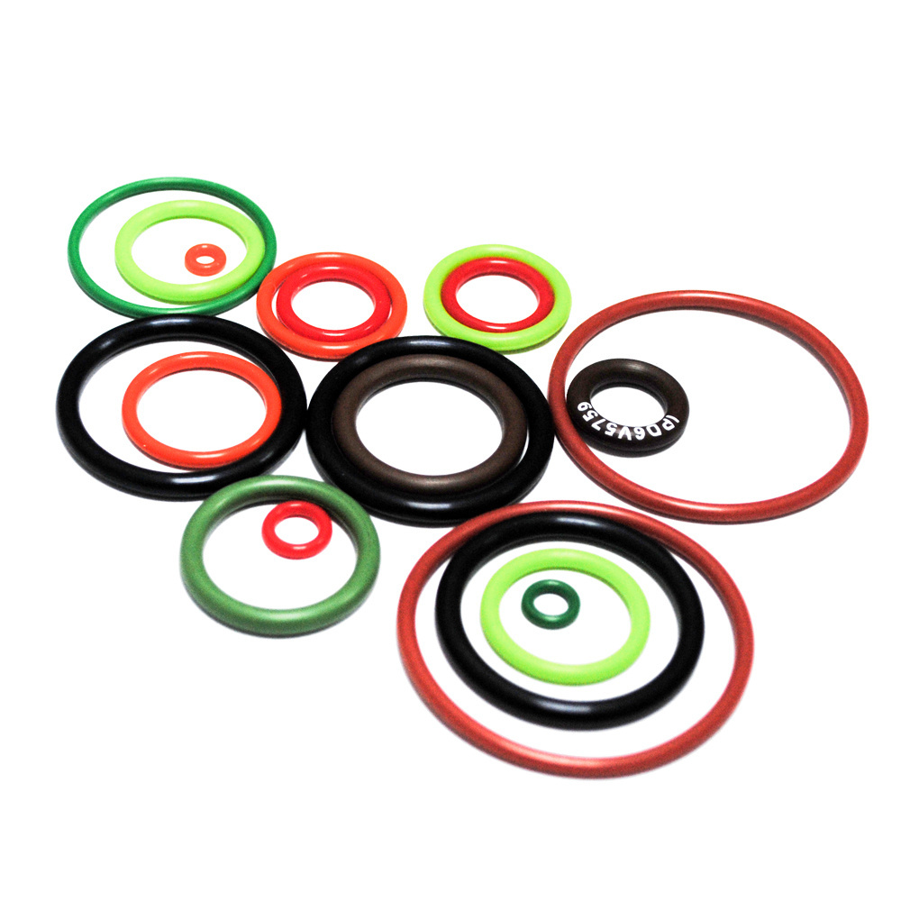 Colorful Black Red Blue Orange Silicone Rubber O Ring Seals O Rings