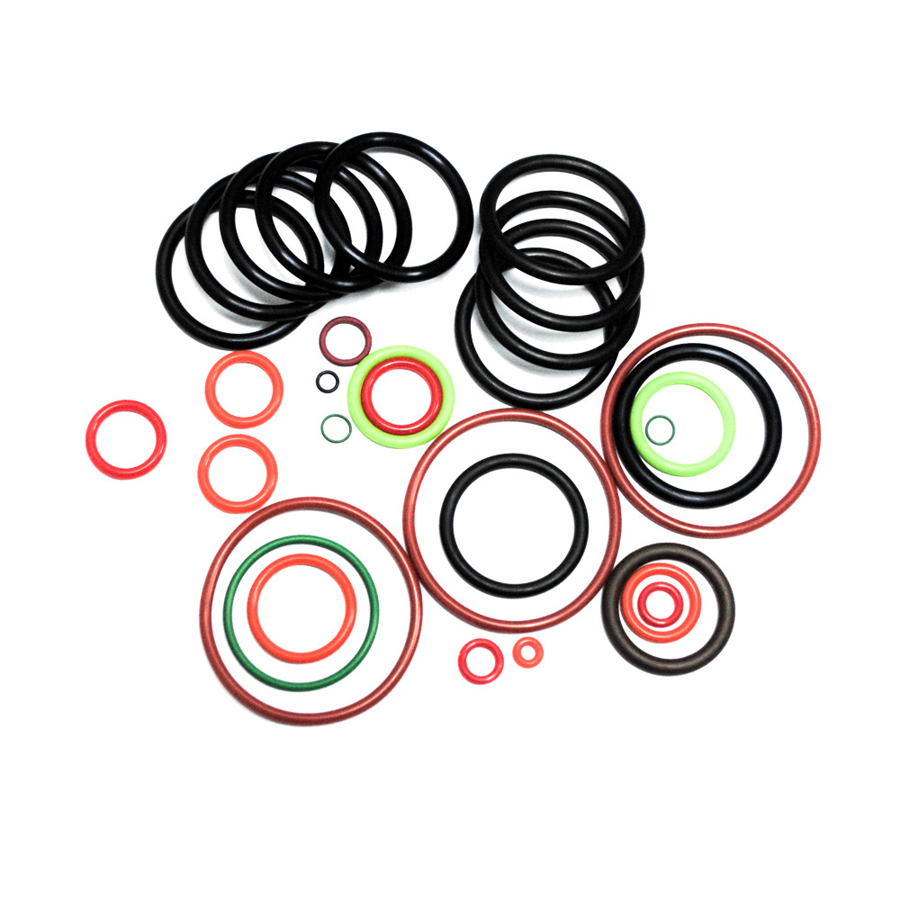 Colorful Black Red Blue Orange Silicone Rubber O Ring Seals O Rings