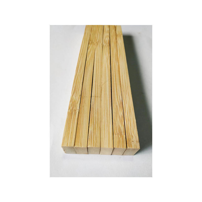 High Quality Furniture Dried Round Bamboo Sticks Natural Color Rectangle Bamboo Splicing Strip