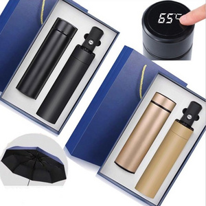 Gadgets 2022 wedding new year company business corporate promotional hot item smart water bottles and umbrella for student gifts