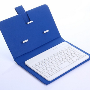 Portable PU Leather Wireless Keyboard Case for iPhone Protective Mobile Phone Keyboard For IPhone Android Phone