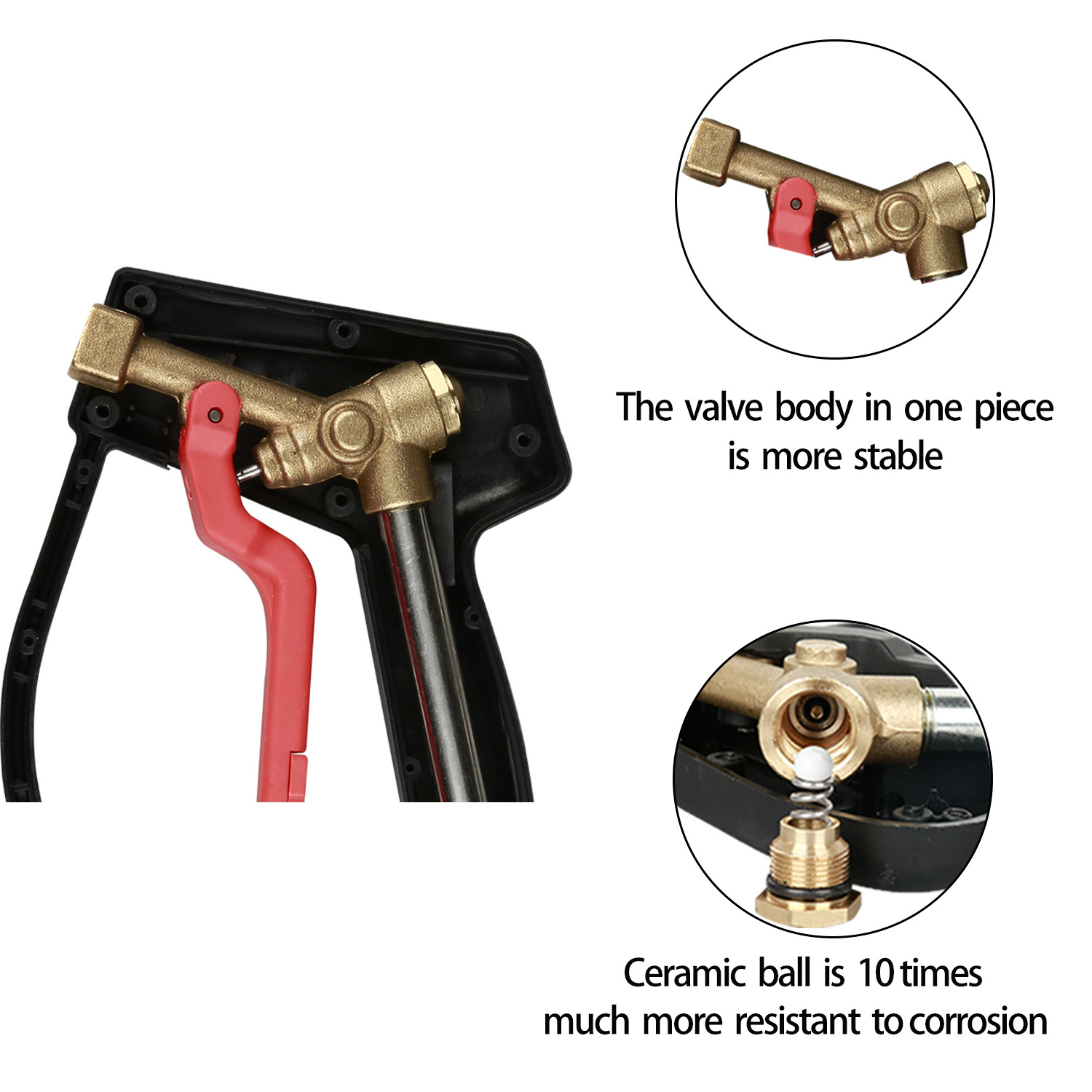 SPS 4000 PSI High Pressure Snow Foam Cannon Gun 5 color nozzles M22-15 fitting Car Wash Kit