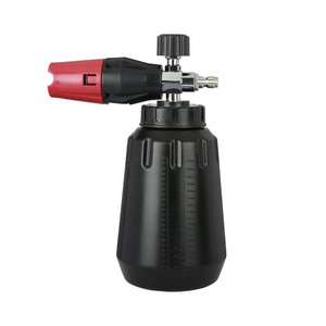 SPS High Pressure 1L Black 1/4 Quick Release Foam Lance Gun Cannon Quick Release Stainless Steel Foam Car Wash