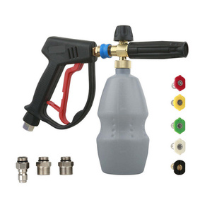 SPS 5000PSI High Pressure Washer Parts Professional Foam Cannon Car Wash Spray Foam Gun 1L Snow Foam Lance