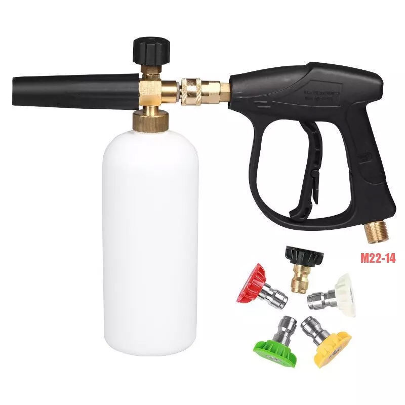 SPS 4000 PSI Foam Cannon Cleaner Spray Foam Pot Lance Snow Foam Lance Gun For Car Washer