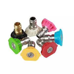 SPS 7 Color 1/4" Quick Connect Car Wash 5000 PSI Pressure Washer Nozzles Fittings Foam Cannon Car Wash