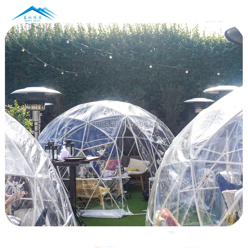 Waterproof Pvc Igloo Dome House Geodesic Dome Tent igloos For Outdoor Garden Leisure Activities