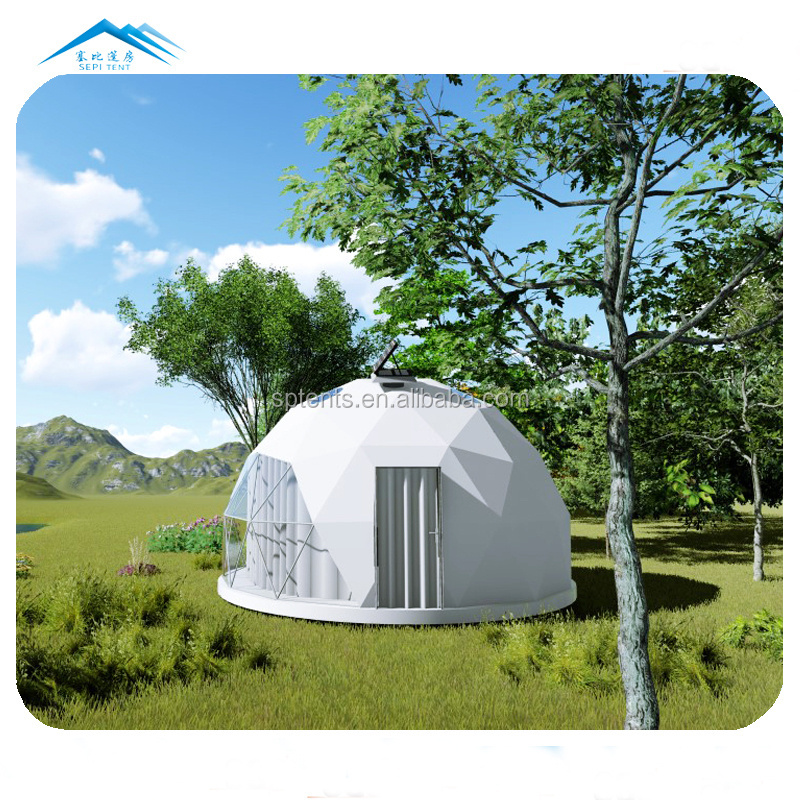 2 people igloo spherical tent glamping pods tent luxury Glamping beach geodesic dome tent for sale