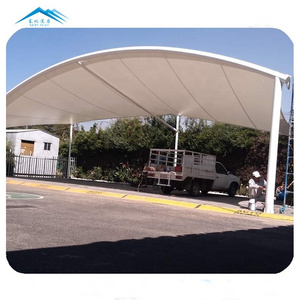 Architecture Steel Roof Membrane Structure Car Parking Canopy/Car PVC/PVDF Shed