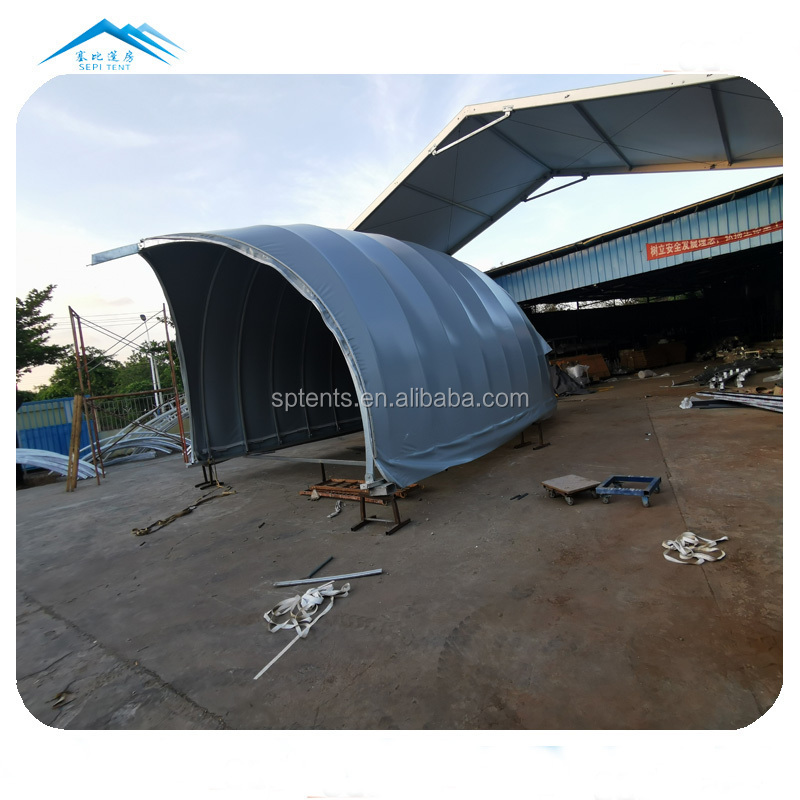 Prefabricated Houses Glamping Tent Hotel Rooms Tent Camping Pods Q235 Steel Frame Steel Structure Modern 3 Years Customized PVDF