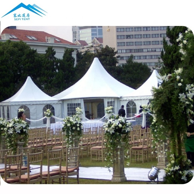 Marquee gazebo canopy trade show tent waterproof 5x5 pagoda tents for events outdoor