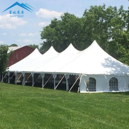 Custom 2024 Luxury 20x30 20x40 40x100 Big Party Tent Outdoor Transparent Wedding Tent Large Frame Canopy Marquee tent