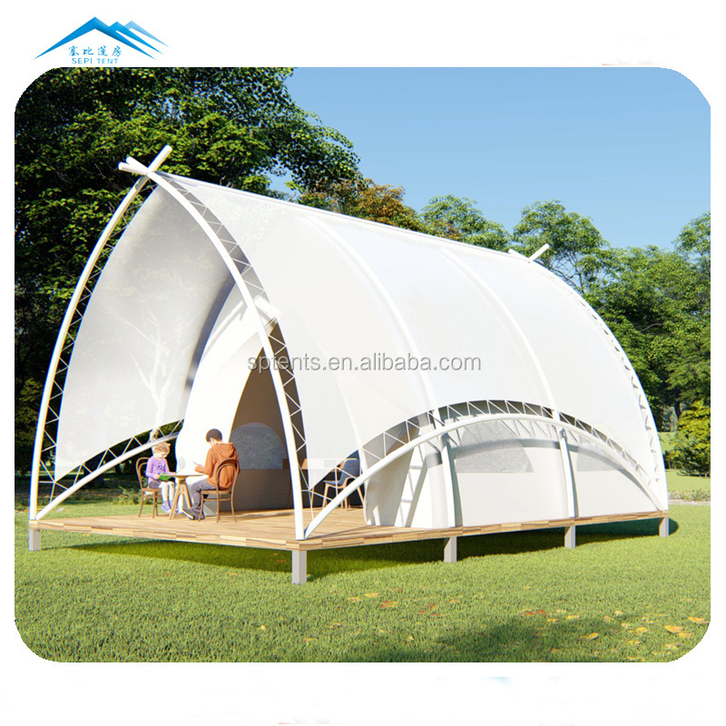 safari tent waterproof outdoor glamping tent/Luxury hotel tent for sale