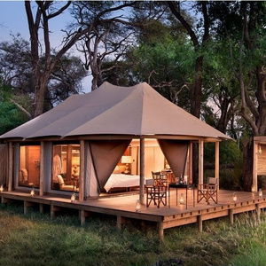 2024 New Eco & Luxury Camping Glamping Tent Romantic Waterproof Prefab House Resort Desert Safari Tent