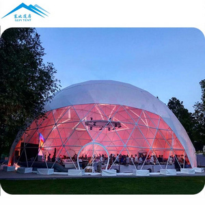 Sepi 2024 New Arrival 30M Large Trade Show Tent Big Party Wedding Event PVC Igloo Waterproof Geodesic Dome Tent