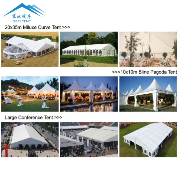 Sepi 2024 New White 10x30m Luxury Outdoor Heavy Duty Wedding Party Marquee Tent For Event