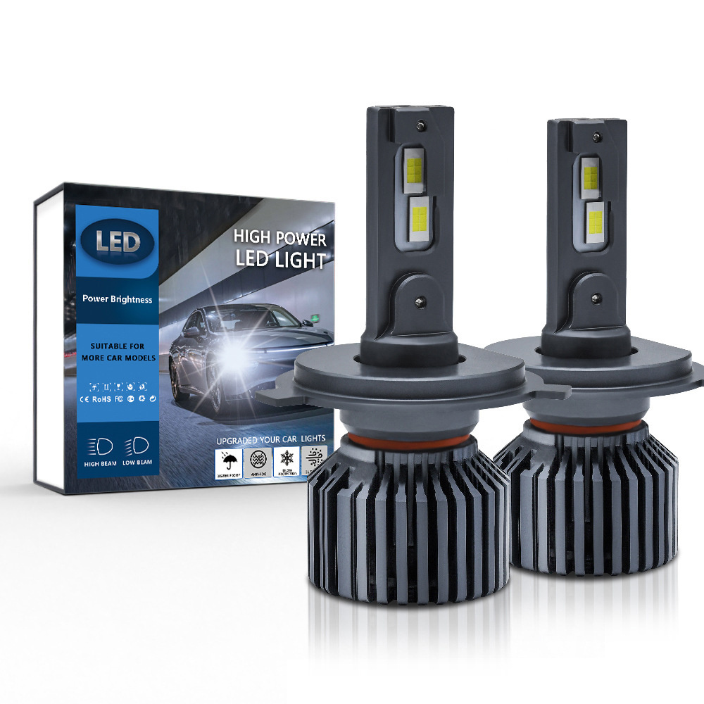 P9 car LED headlights, high-power ultra-bright LED lights, far and near dual-beam headlights, modified headlights