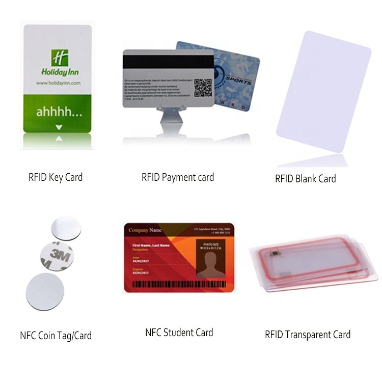 Manufacturer Price RFID NFC Ntag213 Ntag215 Mifare 1k 13.56mhz PVC Blank Key Access Payment Card