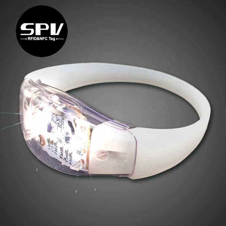 LED Bracelet Remote Controlled Programmable Light Up