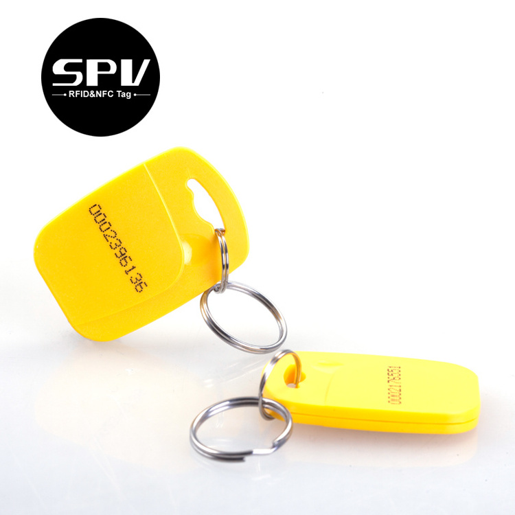 Competitive Prices 125KHz ID Key Chain Ring T5577 TK4100 RFID ABS Keyfob Access Control Tag