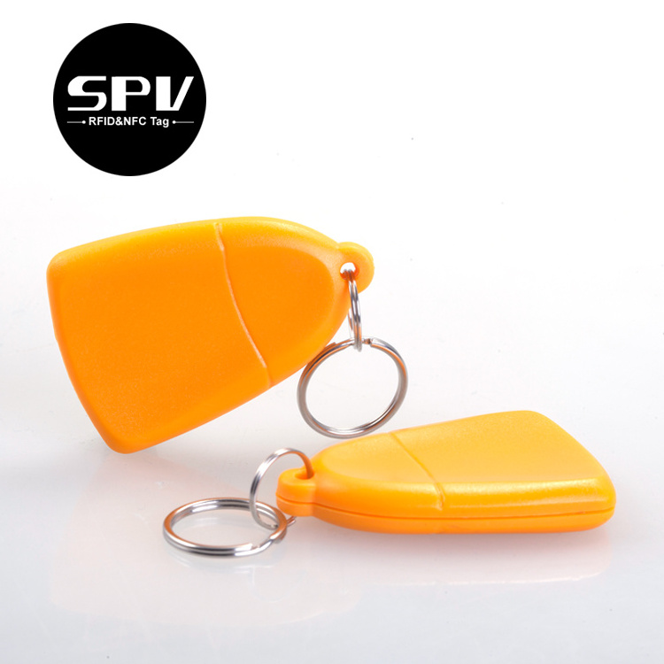 Competitive Prices 125KHz ID Key Chain Ring T5577 TK4100 RFID ABS Keyfob Access Control Tag