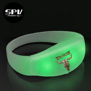 LED Bracelet Remote Controlled Programmable Light Up