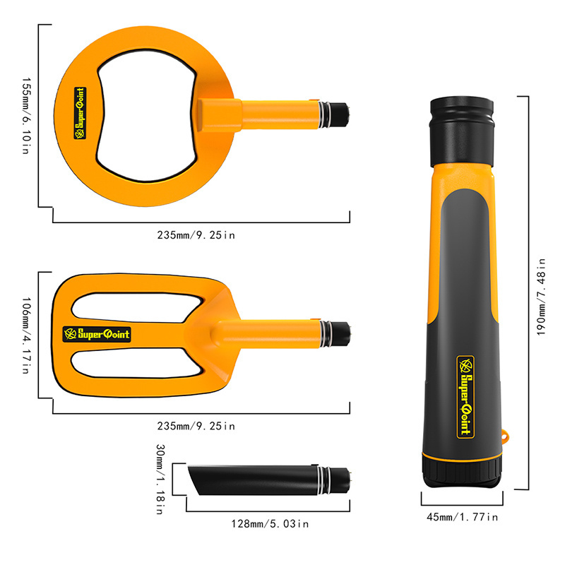 Fully Waterproof Handheld Metal Detector 3 In 1 High-sensitivity Metal Positioning Stick Portable