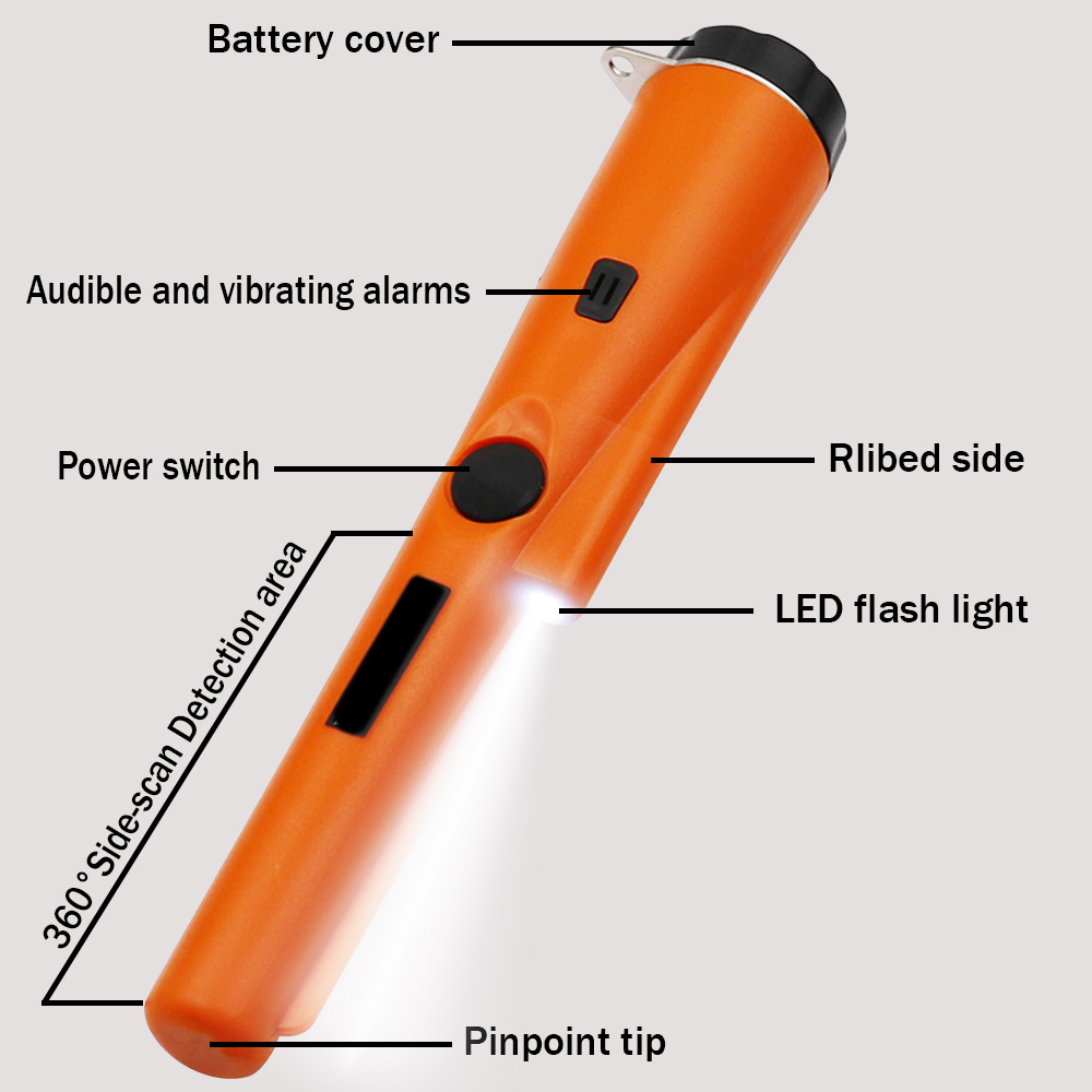 GP-Pointer Handheld Gold and Silver Detector Metal Finder Pen Metal Detector Rod