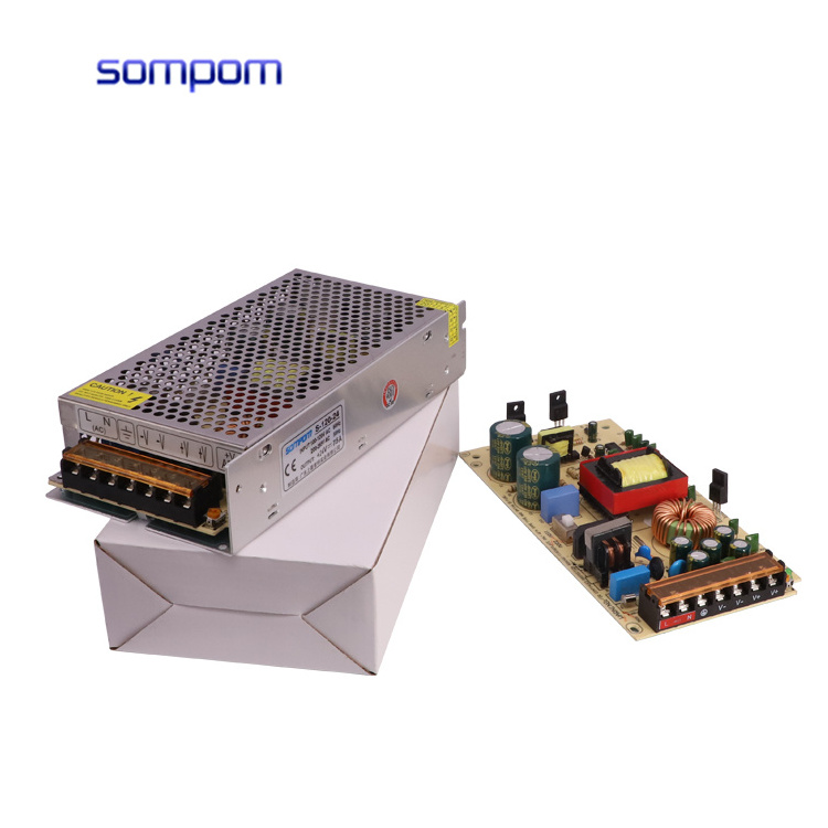 Sompom OEM ODM High Reliability Metal Case AC to 24VDC 7.5A Power Supply 180W Switching Power Supply