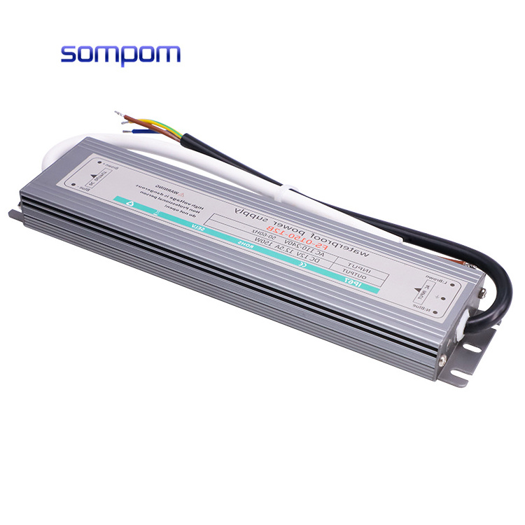 SOMPOM 12V 150W Slim LED Power Supply/Outdoor LED Billboard Light Box Thin Waterproof Switching Power Supply 12V LED Driver 150W