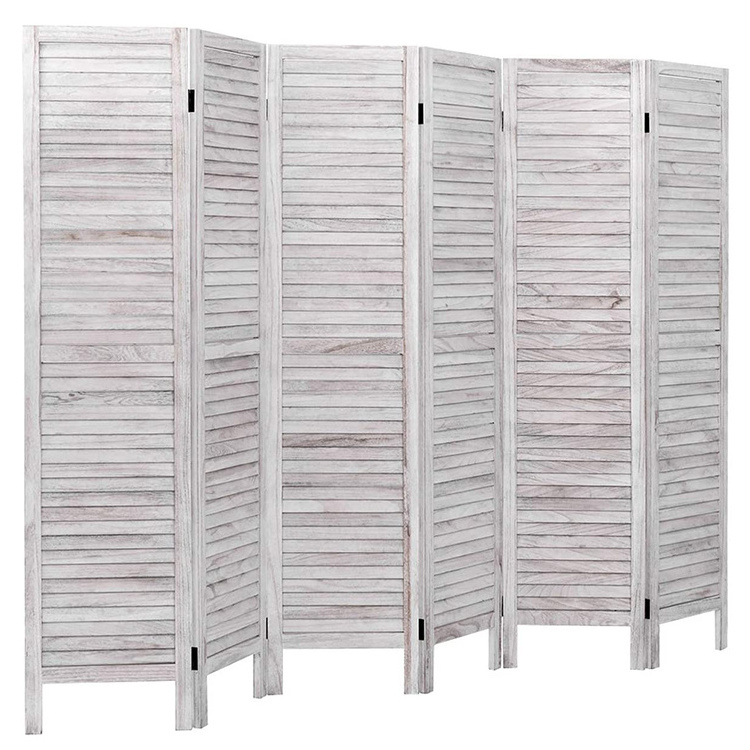 Superior Quality Rustic Outdoor Indoor Privacy Screen Partition Wall Wooden Screens & Room Dividers