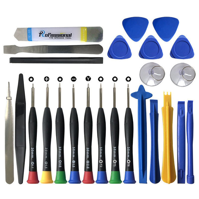 OTS-01 High Quality Professional 20in 1 Mobile Phone Screen Opening Repair Tools Kit Screwdriver Pry Disassemble Tool Set