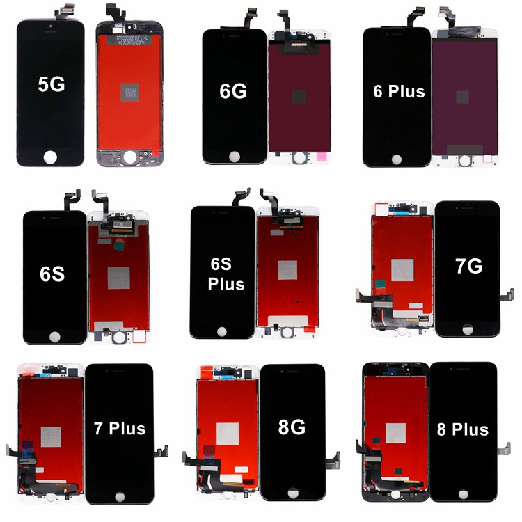 Display LCD Replacement for iPhone 5 6S 7 8 Plus 11 12 13 14 Pro Max SE 3 2020 2022 X XS MAX XR Screen 6G 7G 8G Ecran Pantalla