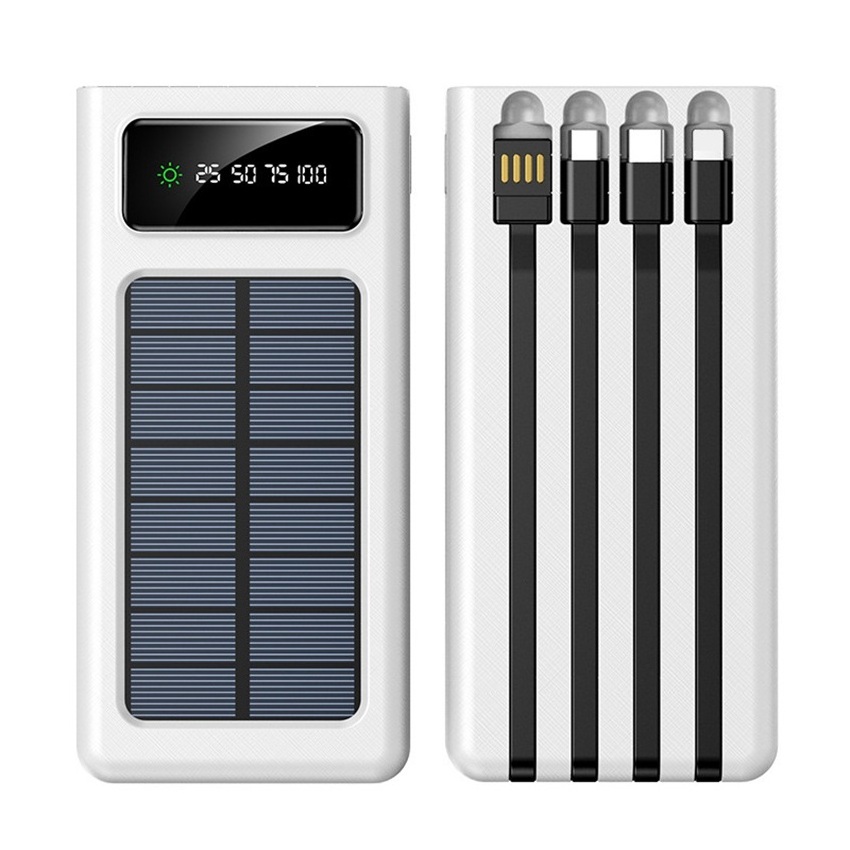 Portable New Universal Charging Bank 20000mah Outdoor Emergency Mobile Power Solar Charging Bank & Power Station