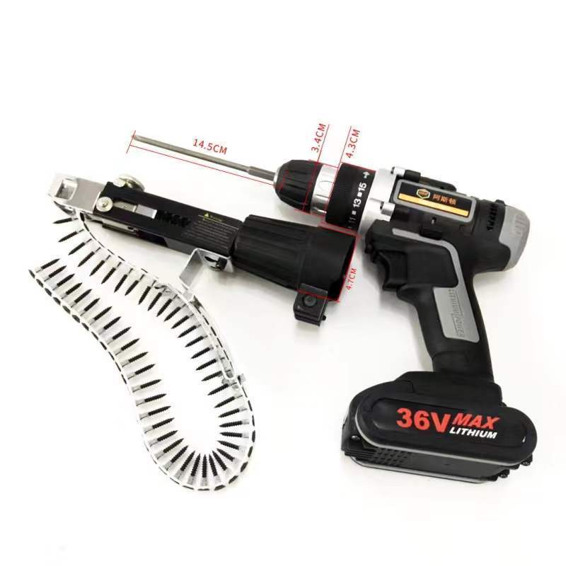 Used For Concrete Wall Nail Gun Machine Electric Nail Gun Screw Lithium Battery Cordless Nail Gun