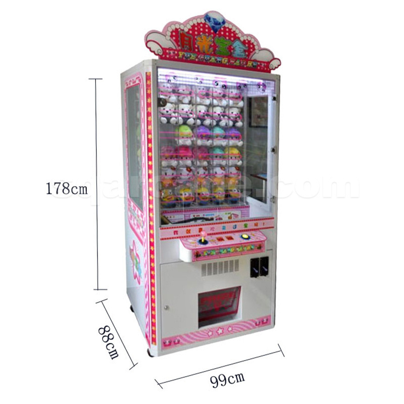 High profit arcade coin operated  pushing for win minute to win it game entertainment gift vending push win gift game machine