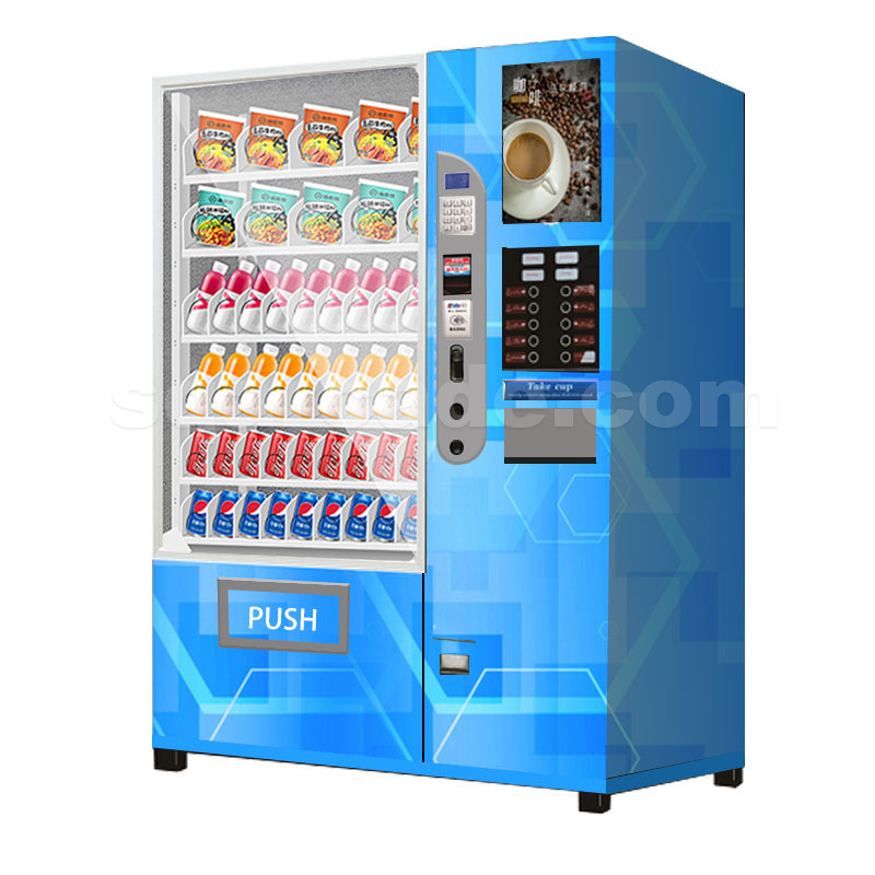 Automatic Health Street Chips Slim Tacos Snack American Coffee Credit Card And Cash Table Top Snack Vending Machine