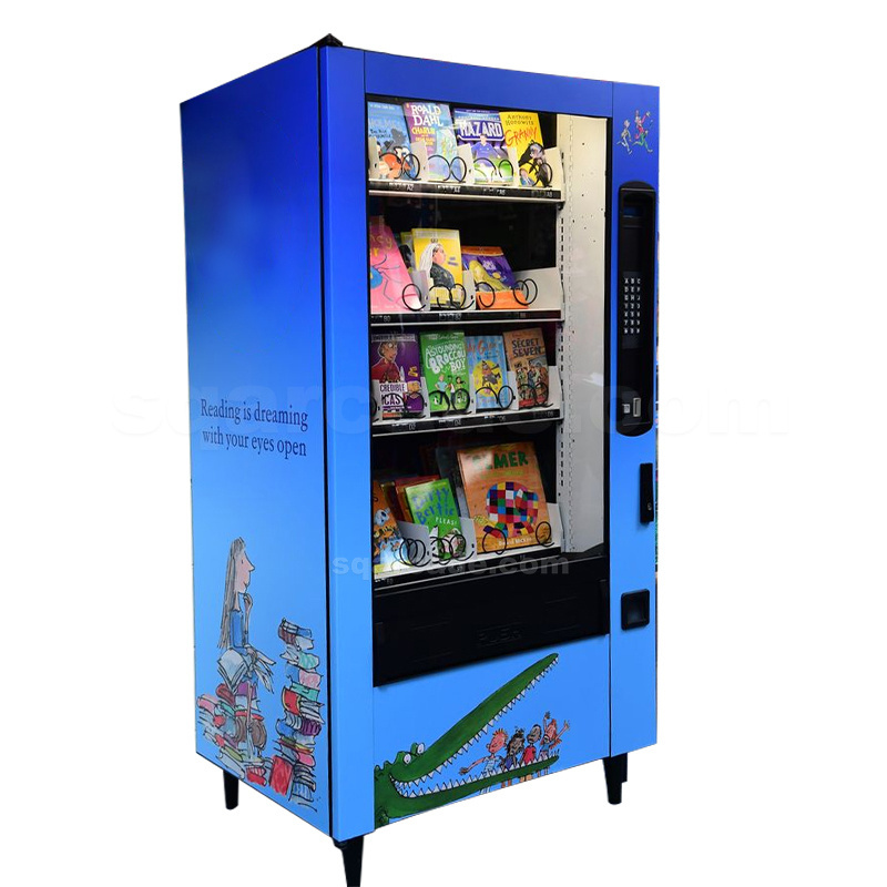 24 Hours Support customized Library School touch screen Books Vending Machine scholastic book notebook vending machine for sale