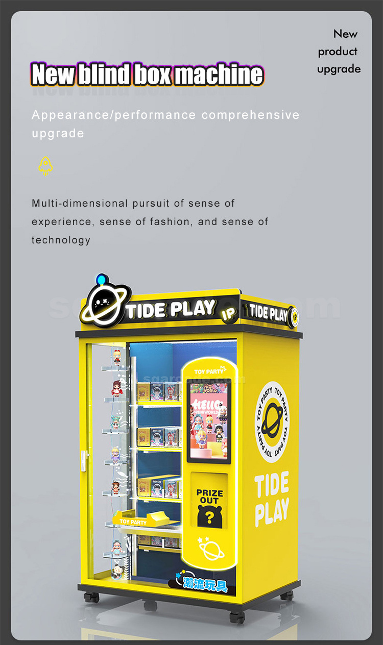 Custom Appearance Lucky Box Vending Machine/Mystery Blind Box Perfume Vending Machine Eyelash Hair Eyelash Vending Machine