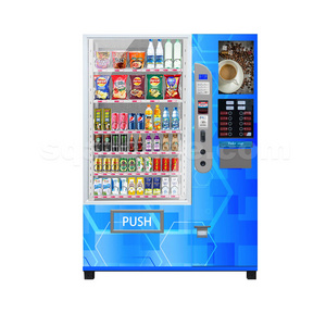 Automatic Health Street Chips Slim Tacos Snack American Coffee Credit Card And Cash Table Top Snack Vending Machine