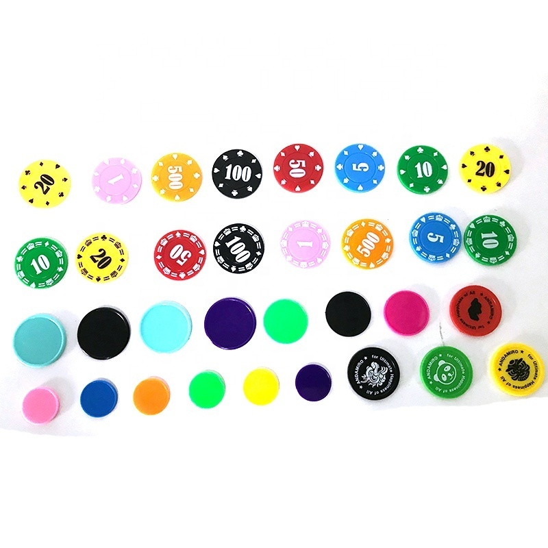 Custom Chips Card clay golf game Tokens ceramic Chips