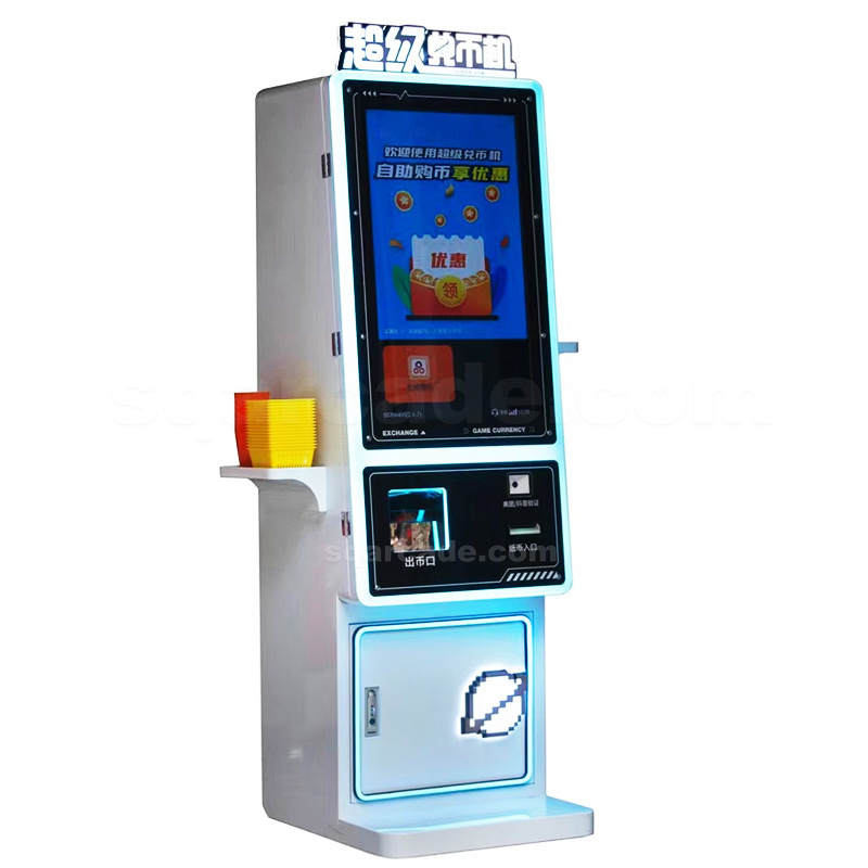 Coin Exchange Machines Token Kiosk Customized Automatic Arcade Token Change Machine Bill Changer For Vending Machine For Sale