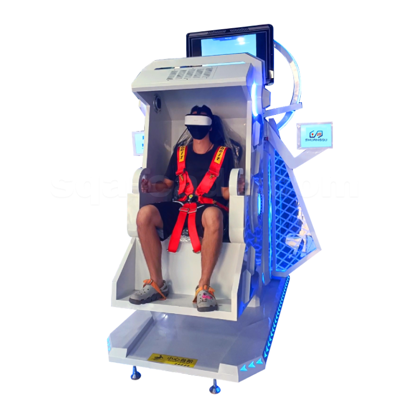 Hot Selling Movie Roller Coaster VR 9D 360 VR Interactive Video Game Virtual Reality VR Glasses Chair Motion Simulator Machine