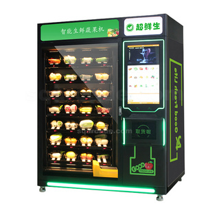 Automatic Fresh Multiple Smoothie Food Multi Juice Fruit Shake Vegetable And Salad Standard Combo Egg Vegetable Vending Machine