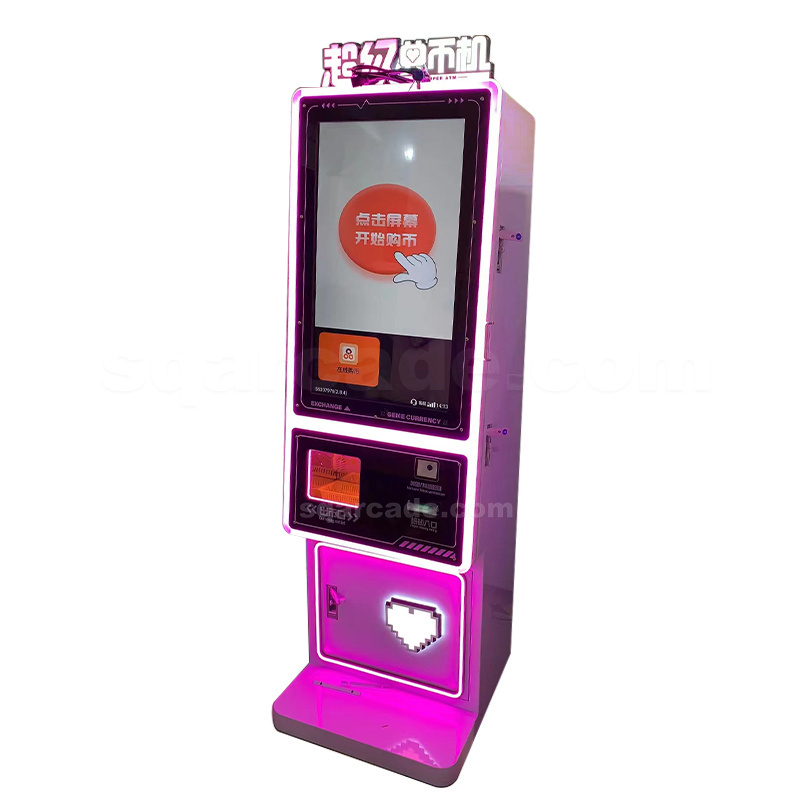 Coin Exchange Machines Token Kiosk Customized Automatic Arcade Token Change Machine Bill Changer For Vending Machine For Sale