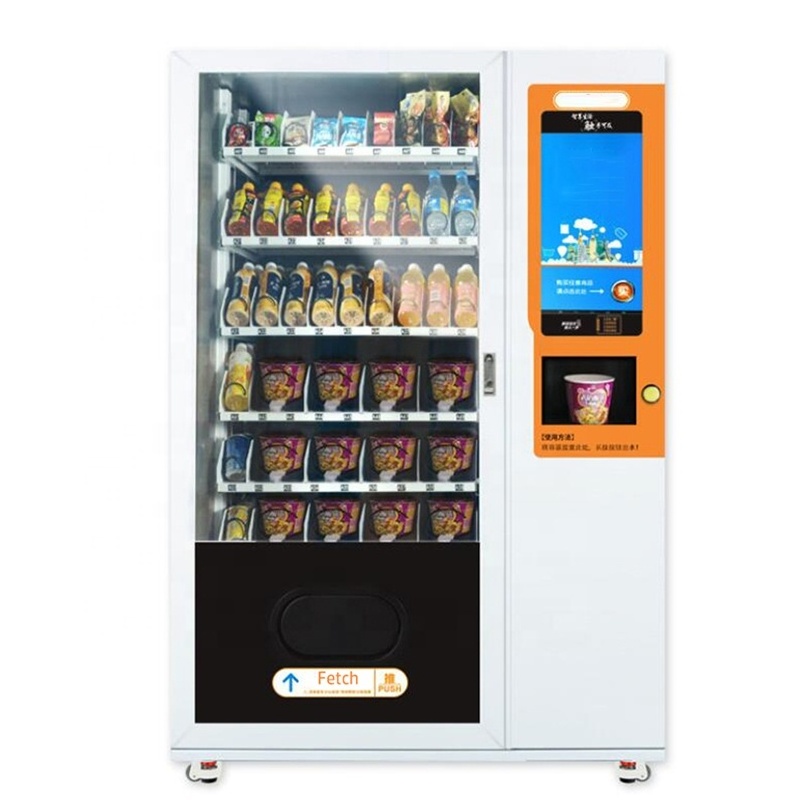 Coin Operated Noodle Vending Machine Water Dispenser Automatic Instant Ramen Pot Hot Cup Noodle Vending Machine