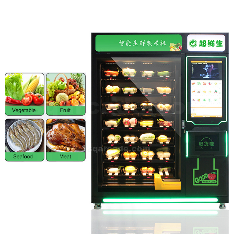 Fresh Fruit Salad Vending Machine Frozen Fruit Smoothie Maker Vending Machine For Vegetable Fresh Fruit Egg Outdoor For Sale