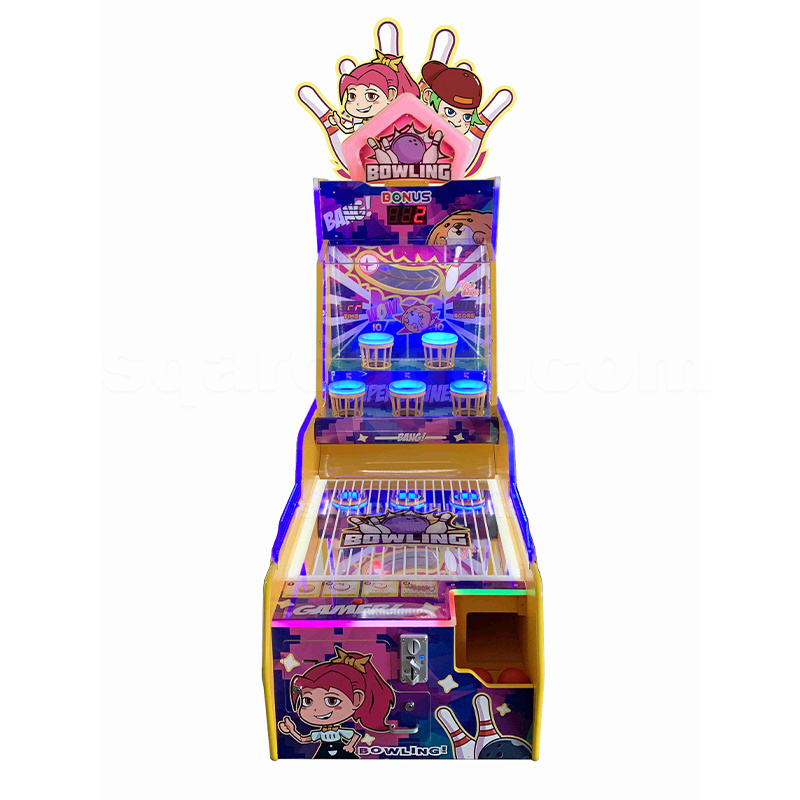 New Indoor Coin Operated Mini Bowling Arcade Video Game Machine Bowling Big Dunk single Bowling Arcade Game machine