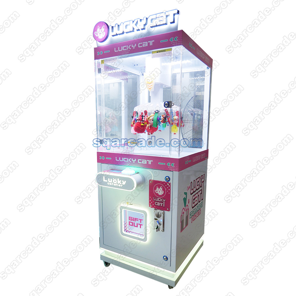 Top Quality Earn Money Coin Operated lucky catcher Clip Prize Game Machine Clamp Gift Game Machine Claw Machine