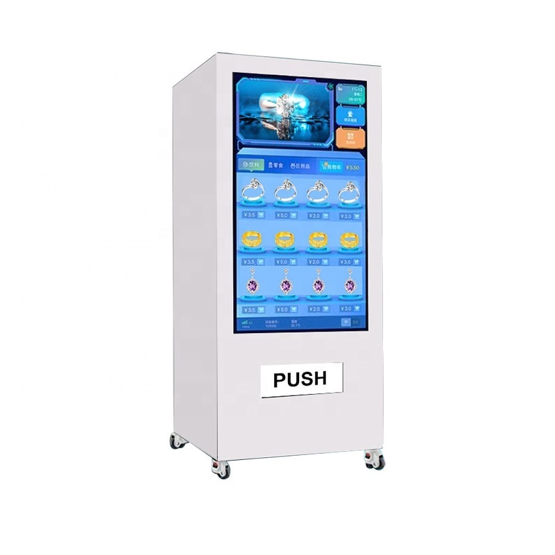 Jewelry Vending Machine Anti-Theft Touch Screen 24 Hours Unmanned Self Store Jewelry Vending Machine For Sale